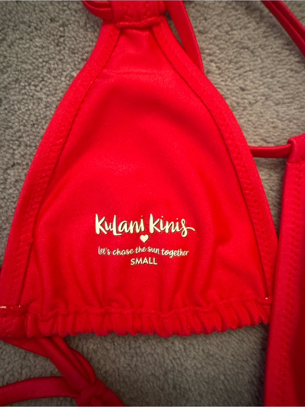 Kulani Kinis Cherry Crush Red Bikini - Picture 3 of 5